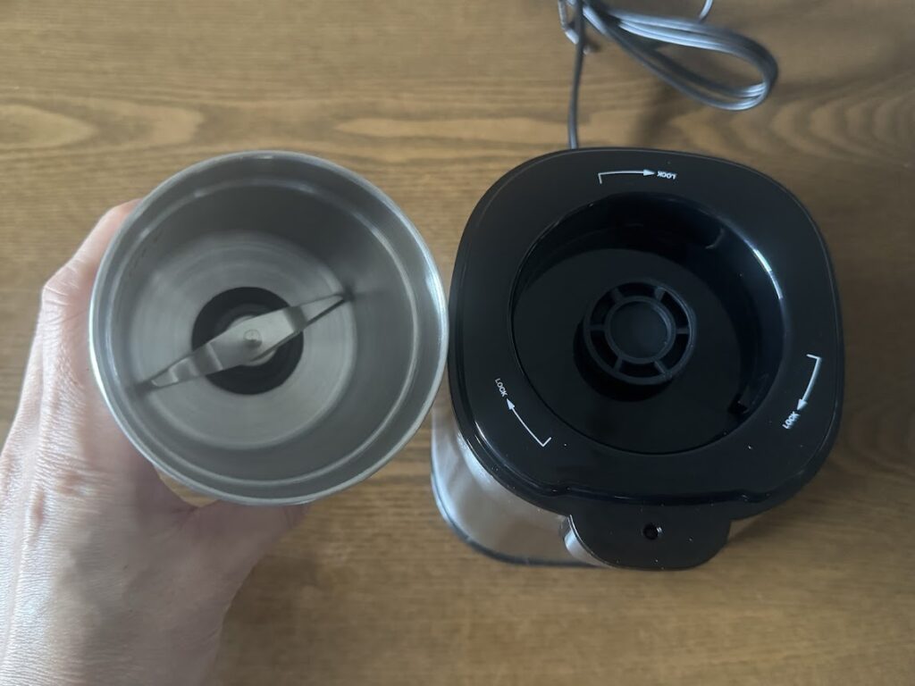 カップが取り外せる