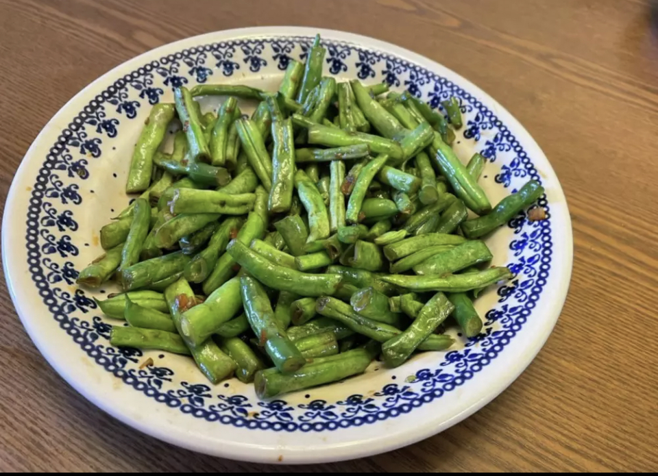 インゲンの炒め物