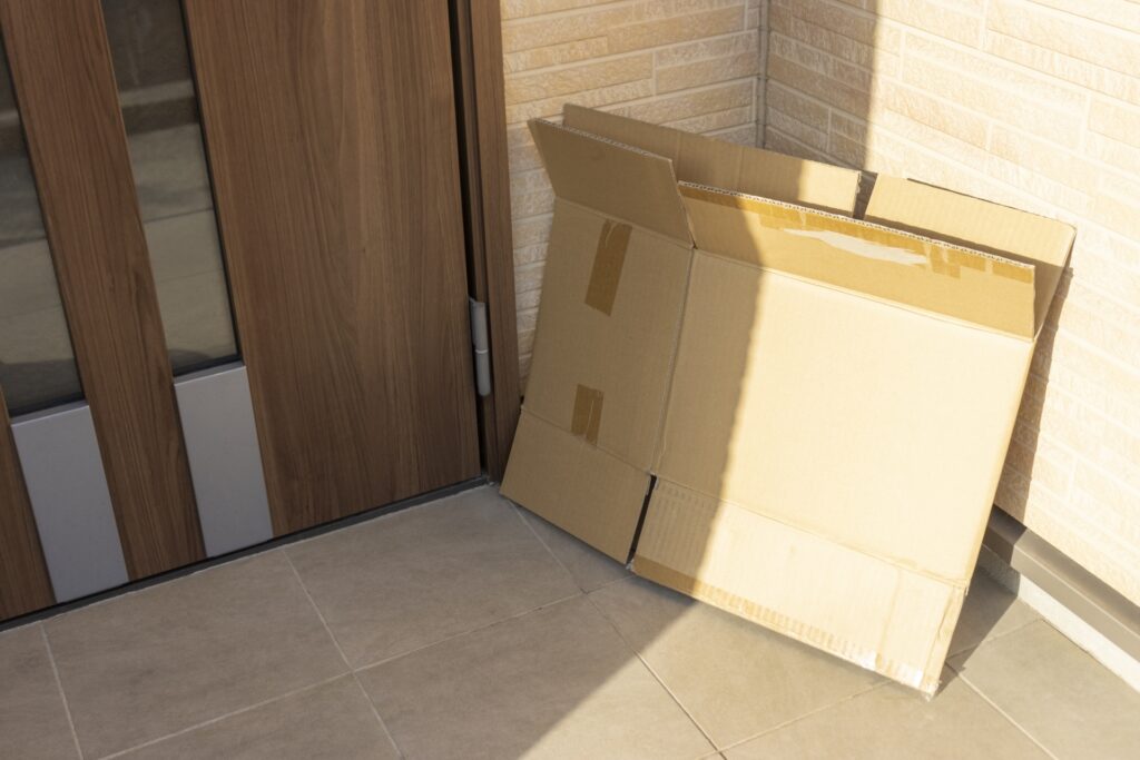 段ボールをため込む