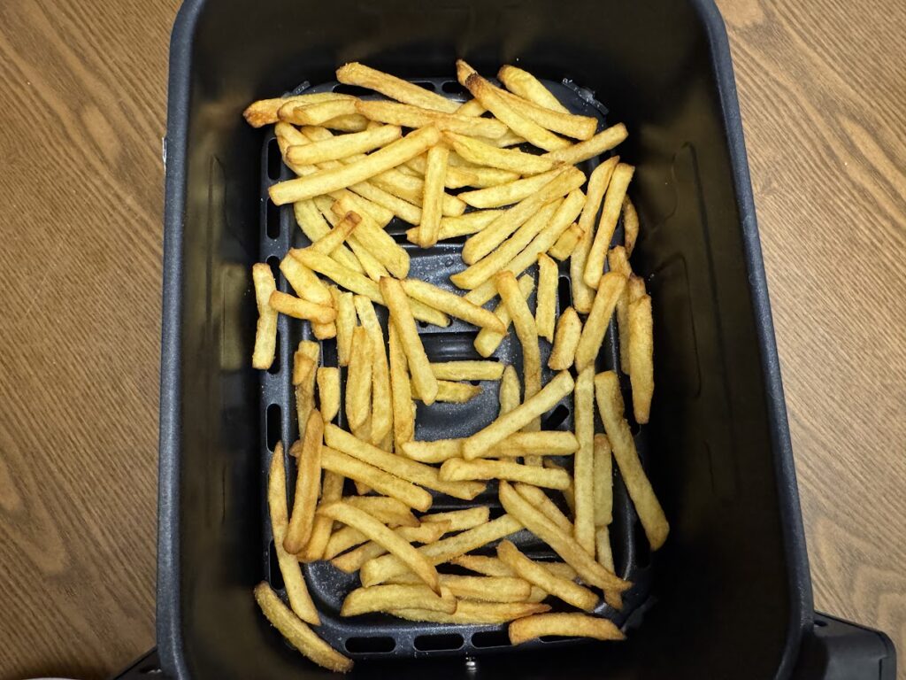 エアフライオーブンでリベイクしたポテト