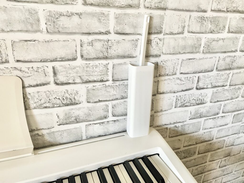 リビング:見えてもいいホコリ取りを置く