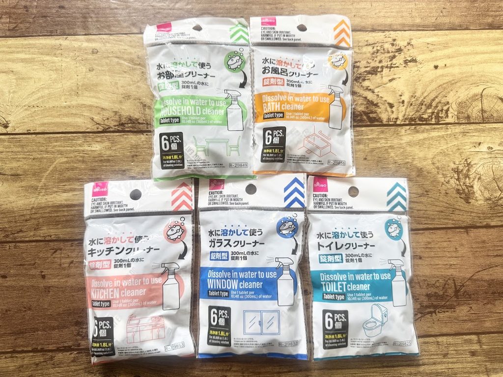 110円で1.8L分!ダイソー「錠剤型クリーナー」の基本スペック